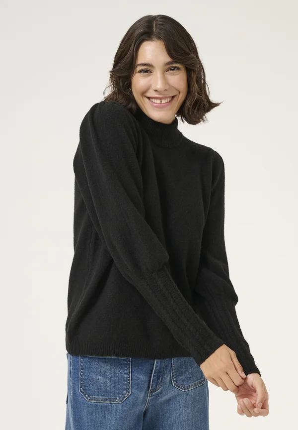AMELIA - Strickpullover - black deep