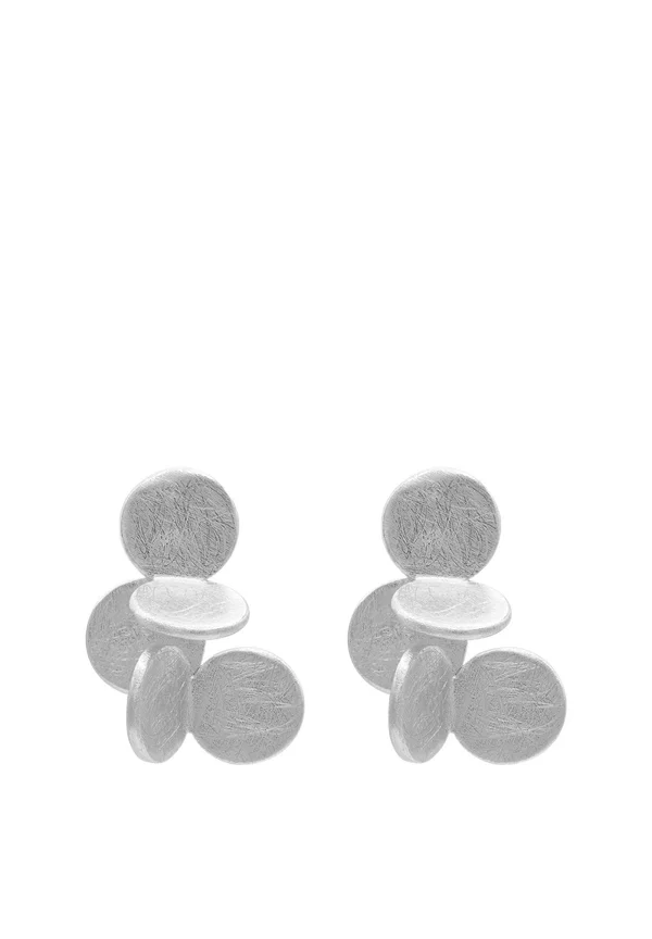 AMENA - Ohrringe - silberfarben poliert