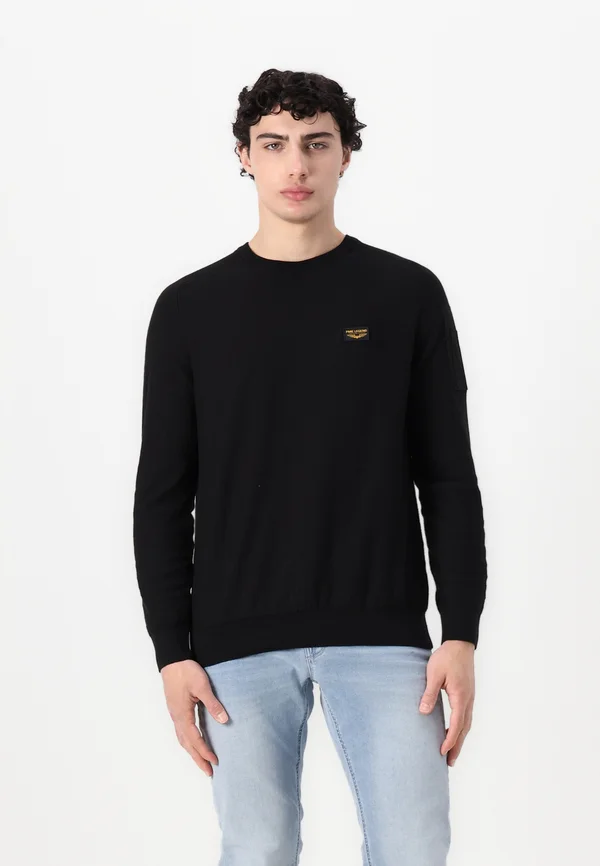 AMERICAN CLASSIC BUCKLEY PULLOVER - Strickpullover - black