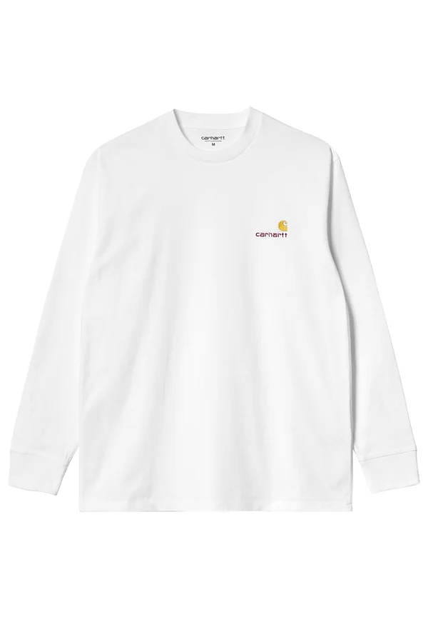 AMERICAN SCRIPT - Langarmshirt - weiss