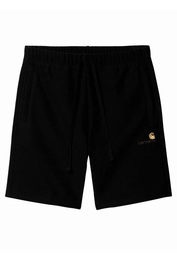 AMERICAN SCRIPT SWEAT SHORT - Badeshorts - black