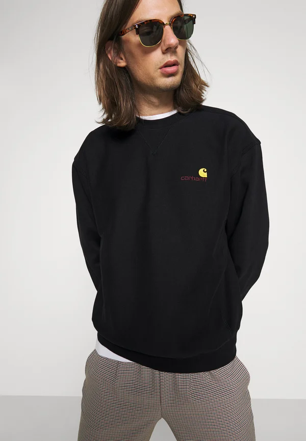 AMERICAN SCRIPT - Sweatshirt - black