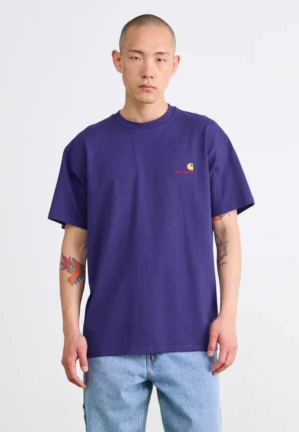 AMERICAN SCRIPT - T-Shirt basic - aura