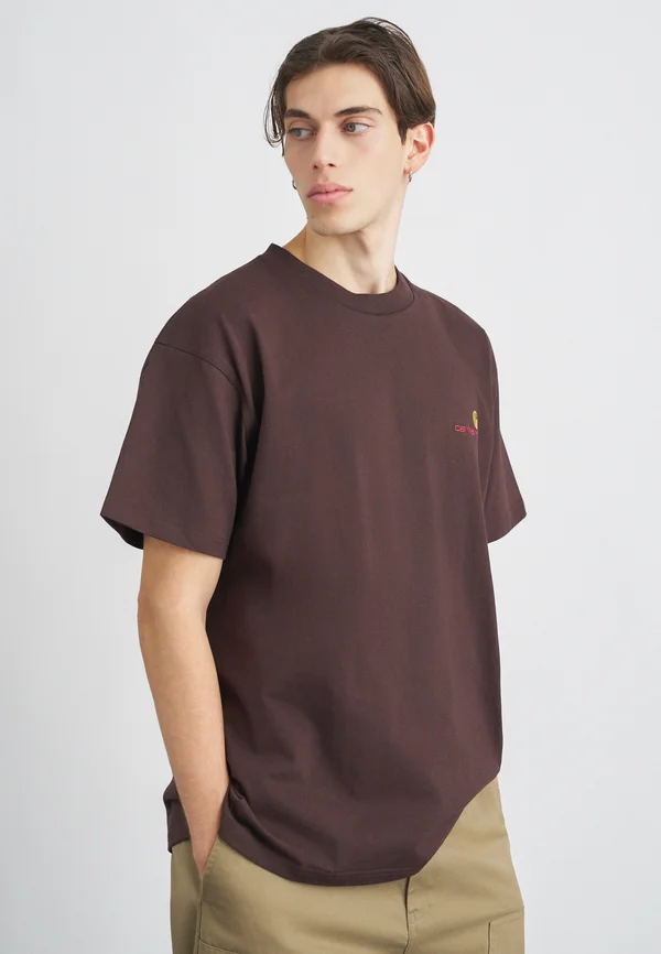 AMERICAN SCRIPT - T-Shirt basic - palisander