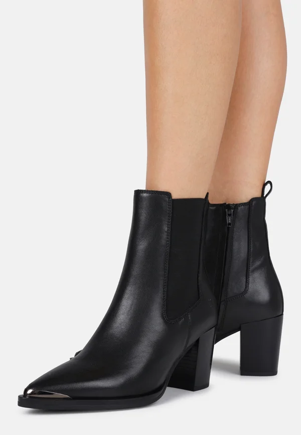 AMERICANA LOW - High Heel Stiefelette - black