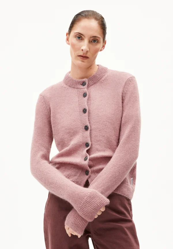 AMILDAA - Strickjacke - light berry
