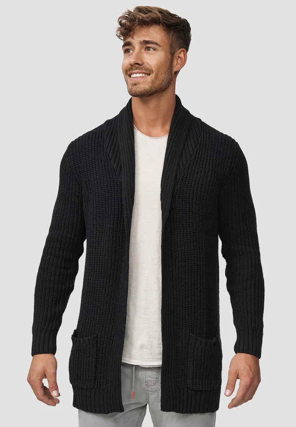 ANAHEIM - Strickjacke - black