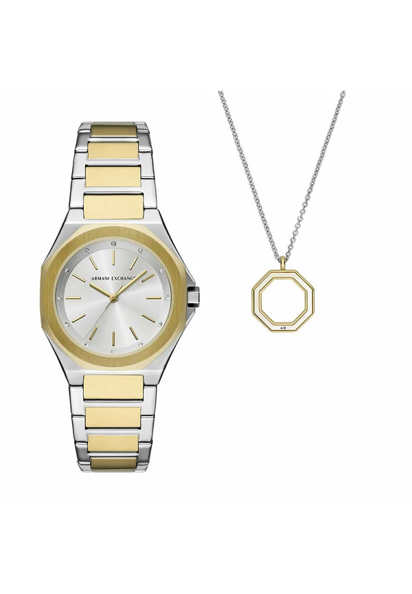 ANDREA  SET - Uhr - silver coloured and gold coloured