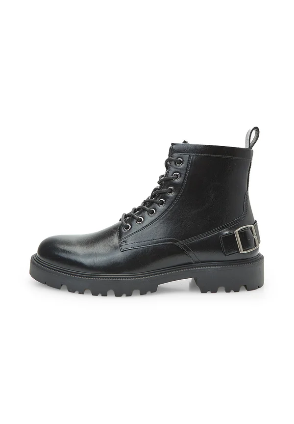 ANFIBI DA FIBBIA - Schnürstiefelette - nero