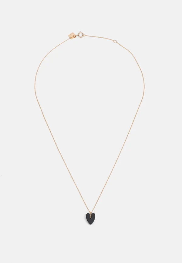 ANGELE MINI HEART ON CHAIN - Halskette - rose gold-coloured