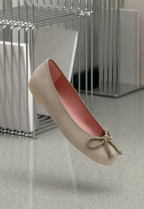 ANGELIS - Klassischer Ballerina - beige