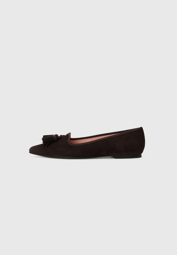 ANGELIS - Klassischer Ballerina - dark brown