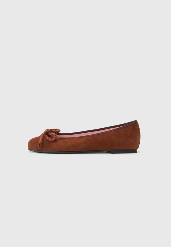 ANGELIS - Klassischer Ballerina - dark brown/cacao