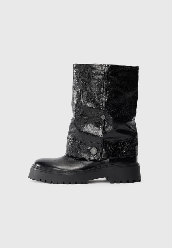 ANGIE - Cowboy-/Bikerboot - black