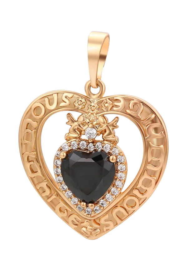 Anhänger - rose gold black