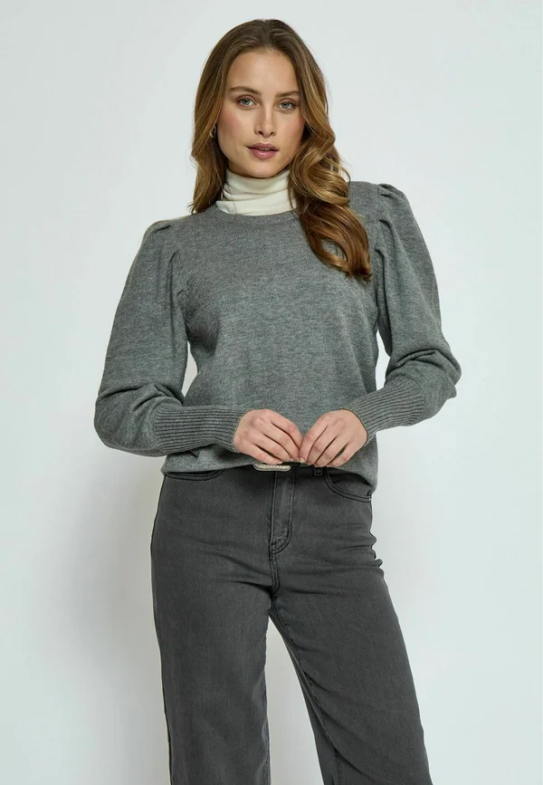 ANISSA - Strickpullover - steel grey melange