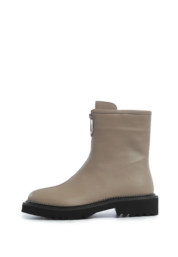Ankle Boot - beige silver