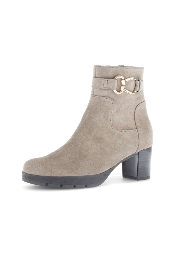 Ankle Boot - kiesel micro/gold