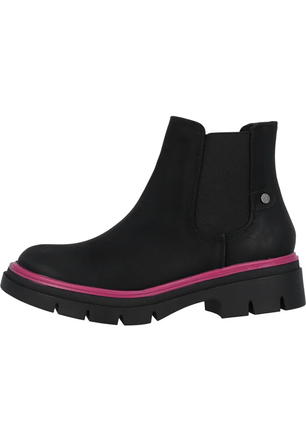 Ankle Boot - schwarz pink