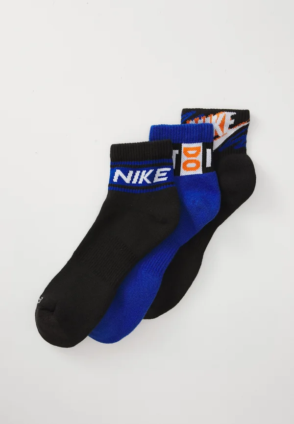 ANKLE UNISEX 3 PACK - Sportsocken - black/sport royal/black/white