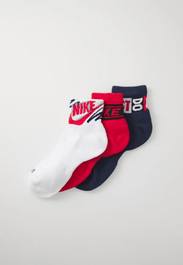 ANKLE UNISEX 3 PACK - Sportsocken - university red/midnight navy/white