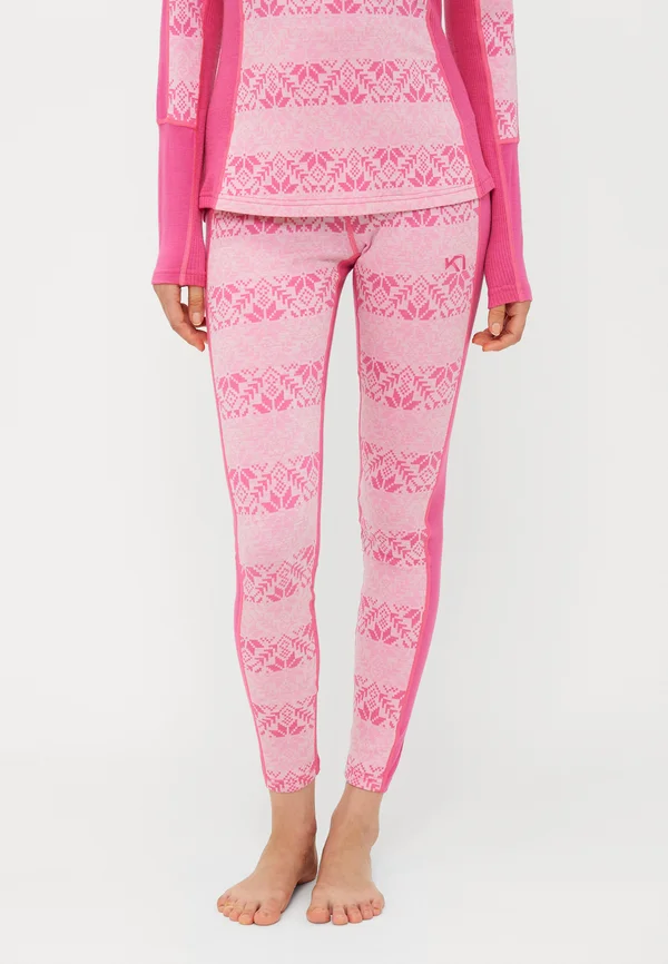 ANNA HIGH WAIST PANTS - Unterhose lang - bright pink