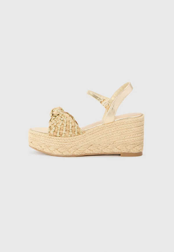 ANNAMARIE - Keilsandalette - gold-coloured