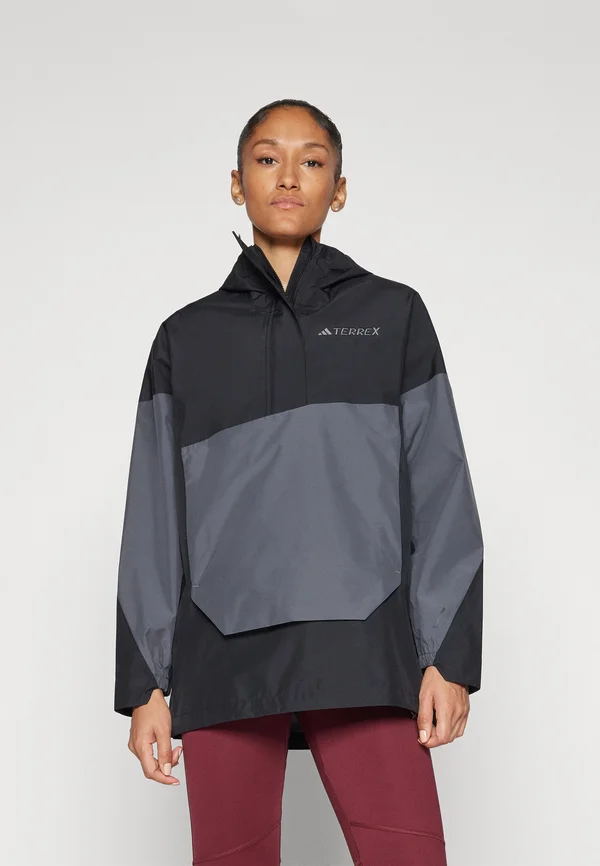 ANORAK - Regenjacke / wasserabweisende Jacke - black/carbon