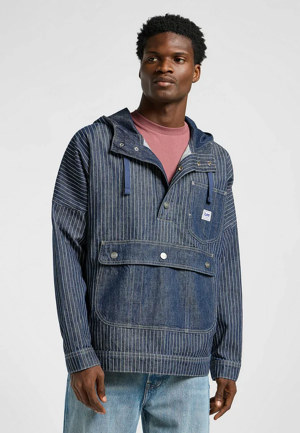 ANORAK RELAXED FIT - Jeansjacke - lake edge