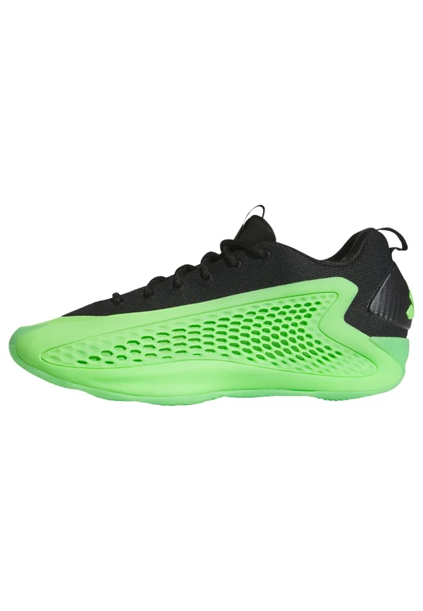 ANTHONY EDWARDS 1 LOW - Basketballschuh - lucid lime   aurora ink   core black
