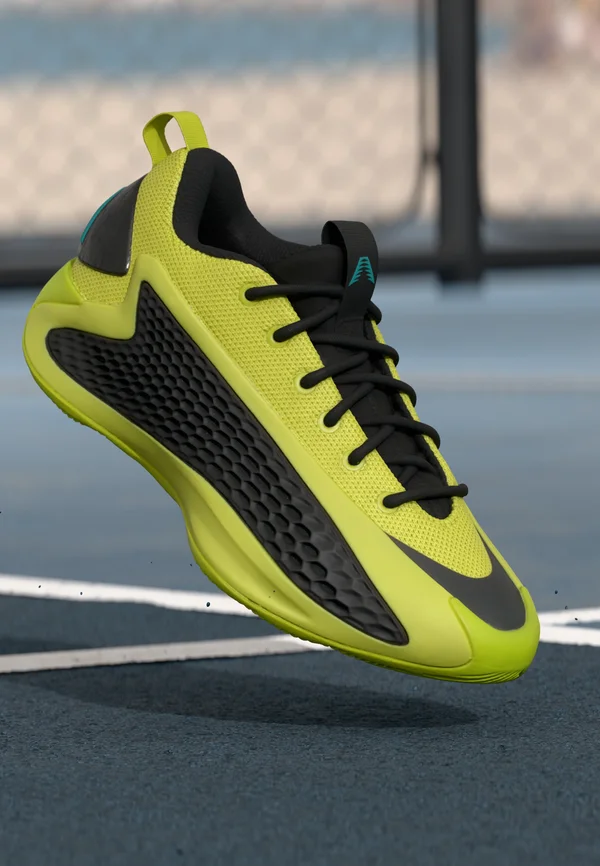 ANTHONY EDWARDS 1 UNISEX - Basketballschuh - preloved lime/core black/pure teal