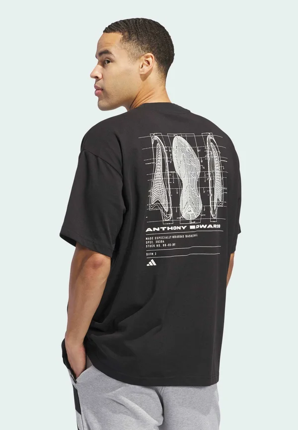 ANTHONY EDWARDS SEASONAL GRAPHIC - T-Shirt print - black