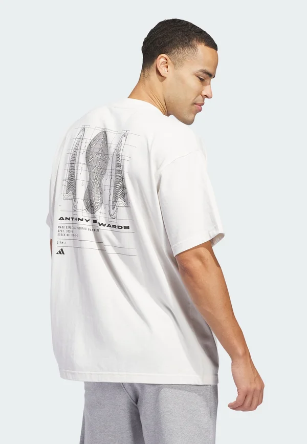 ANTHONY EDWARDS SEASONAL GRAPHIC - T-Shirt print - cloud white