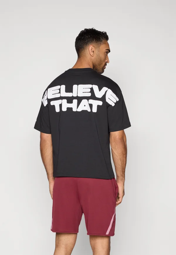 ANTHONY EDWARDS TEE - T-Shirt print - black/white