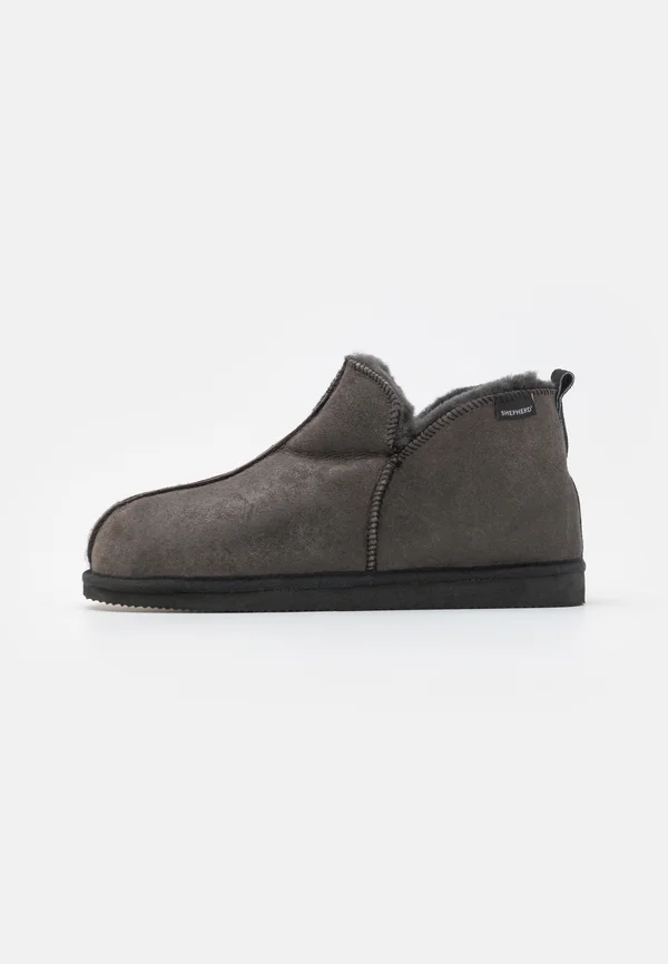 ANTON - Hausschuh - matt black
