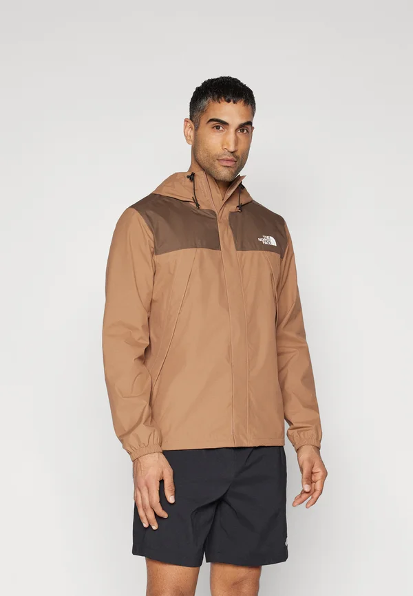 ANTORA - Regenjacke / wasserabweisende Jacke - latte/smokey brown