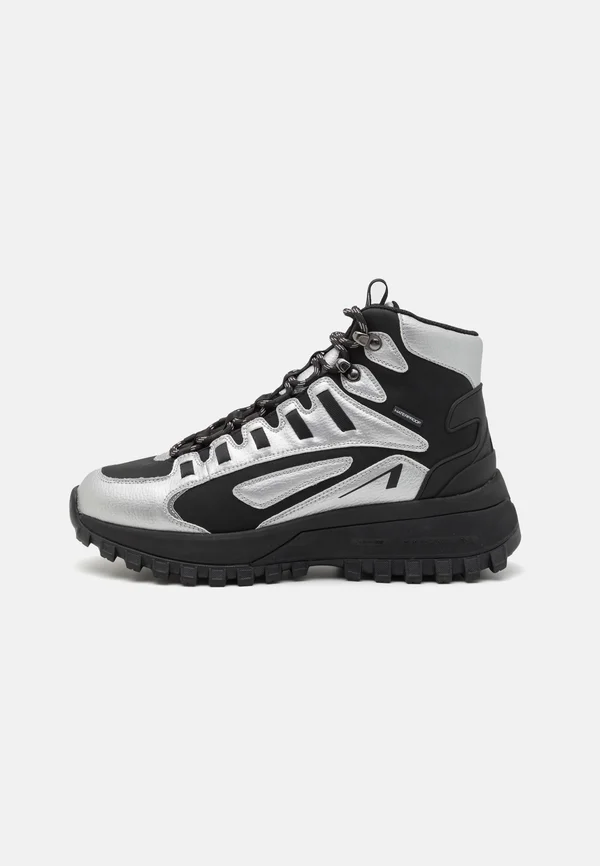 APAZE HIGHTOP UNISEX - Sneaker high - black/silver