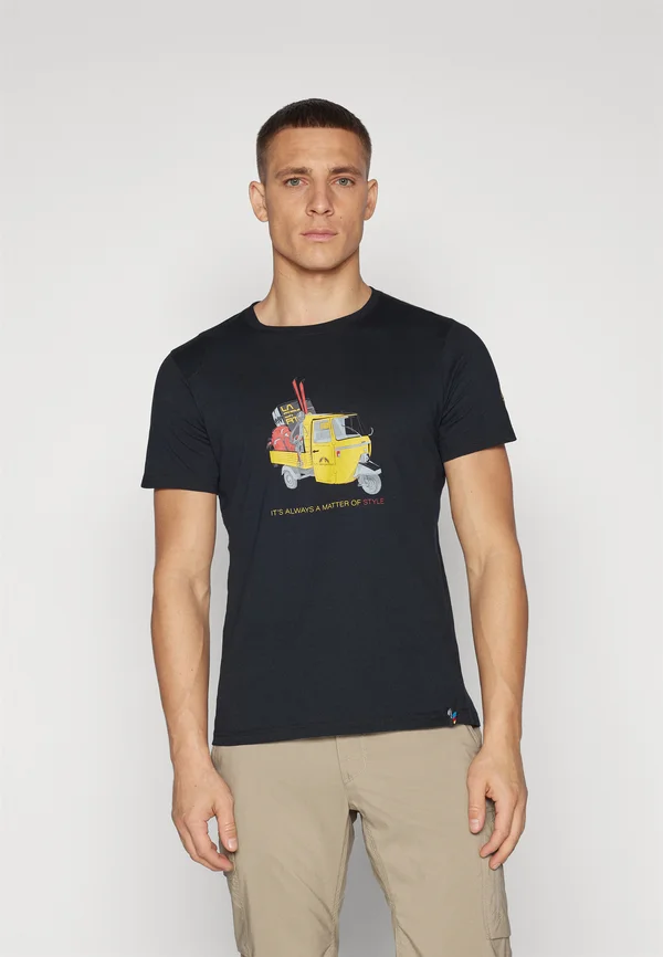 APE T-SHIRT M - T-Shirt print - black