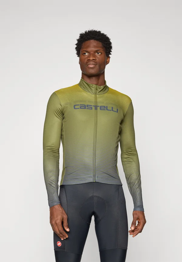 APICE THERMAL  - Cycling-Trikot - sage/twilight blue/mango mojito