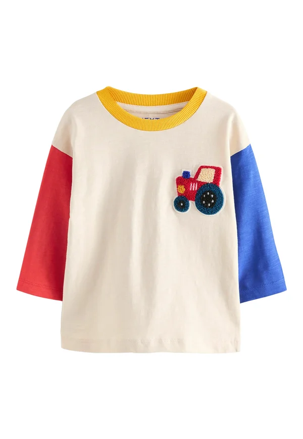 APPLIQUÉ - Langarmshirt - multi bright hotchpotch tractor