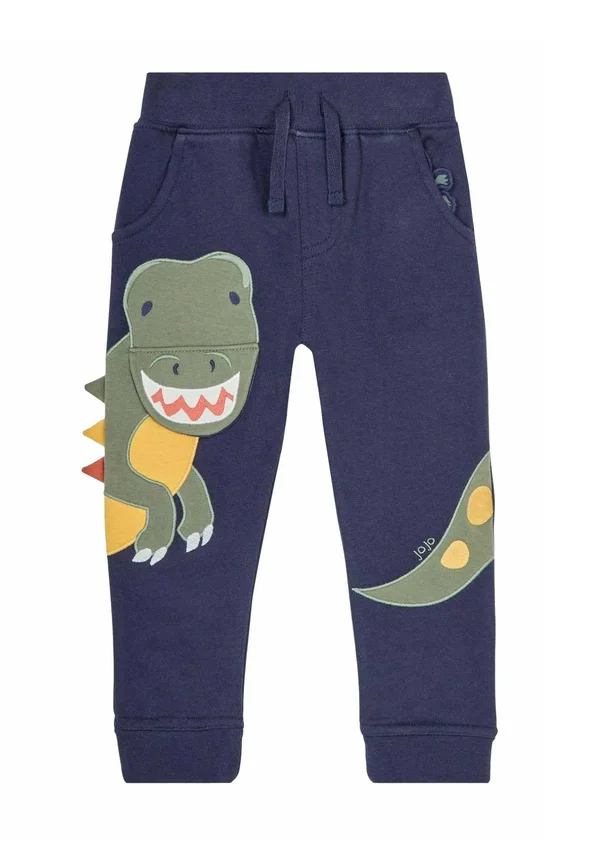 APPLIQUE PET IN POCKET JOGGERS REGULAR FIT - Jogginghose - navy