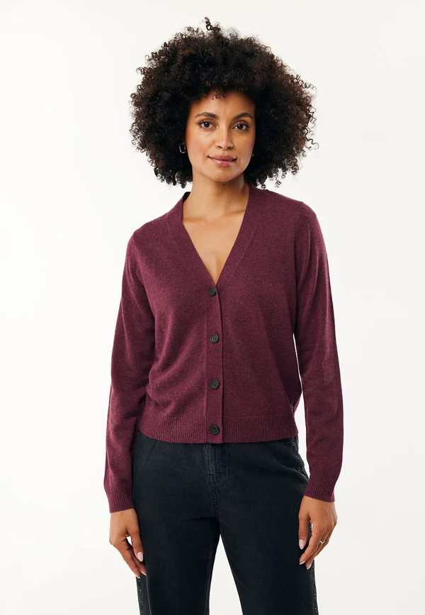 ARALIA - Strickjacke - dark red