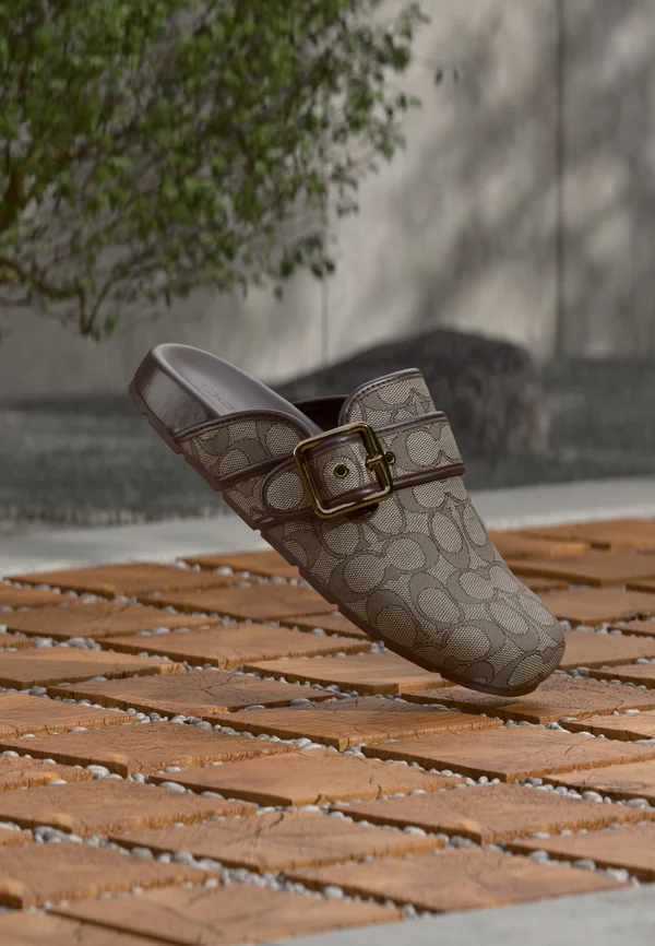 ARCHIVAL - Pantolette flach - oak/maple