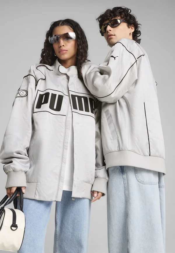 ARCHIVE SEASONAL RELAXED RACER JACKET UNISEX - Bomberjacke - glacial gray