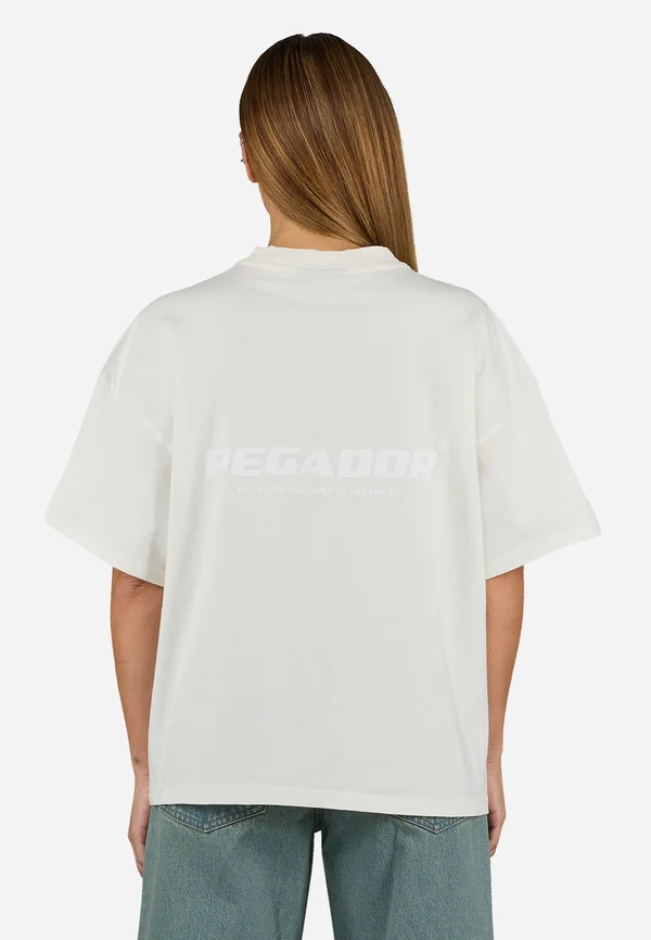 ARENDAL LOGO HEAVY OVERSIZED TEE - T-Shirt print - offwhite
