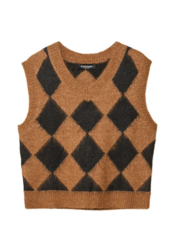 ARGYLE - Strickpullover - camel
