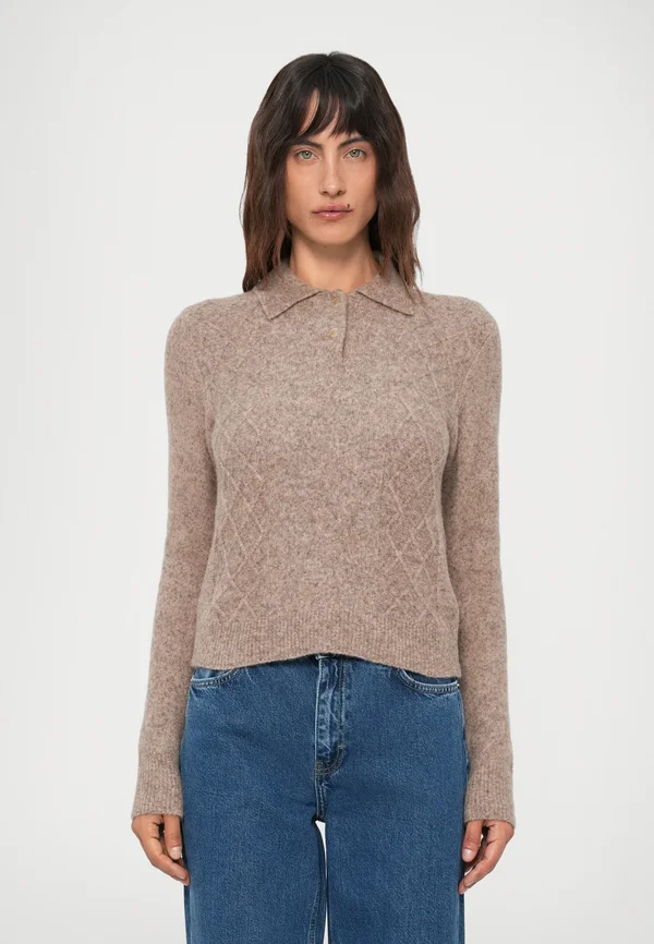 ARGYLE  - Strickpullover - taupe