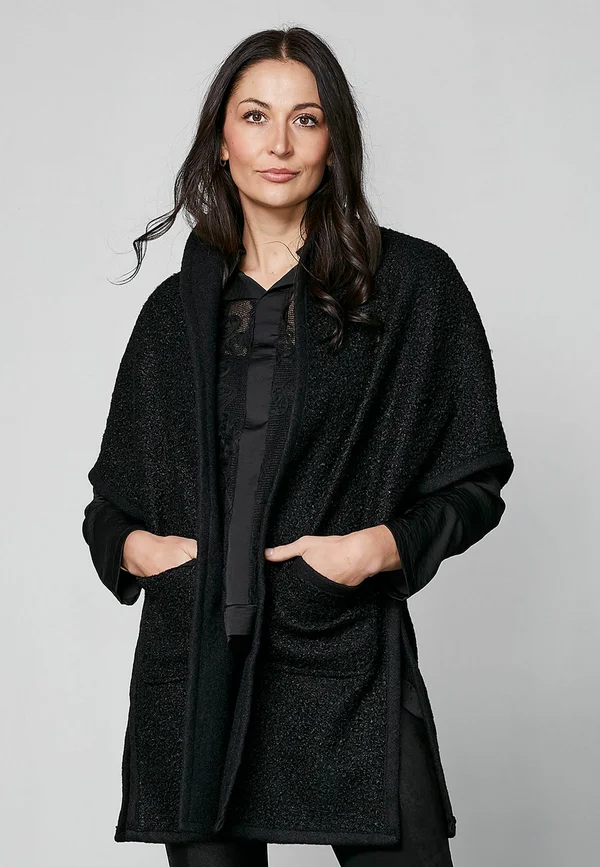 ARIA - Strickjacke - black