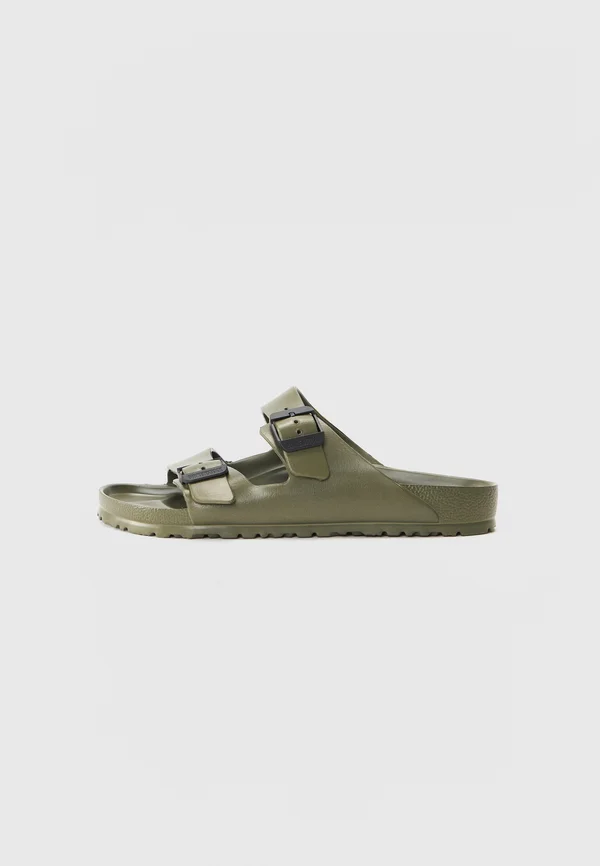 ARIZONA UNISEX - Pantolette flach - khaki/black