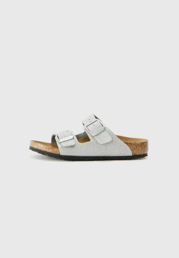 ARIZONA UNISEX - Riemensandalette - shiny glitter silver-coloured